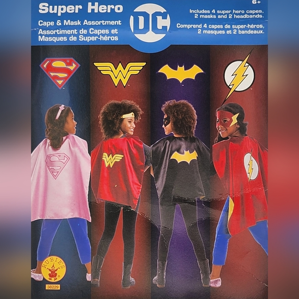 Rubie's Super Hero Cape Set - Officially licensed - DC Comics